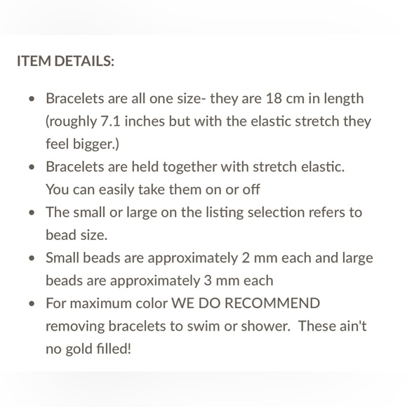 NEW IN BOX Set of 7 Hey June Colored Beaded Bracelets - Picture 2 of 2